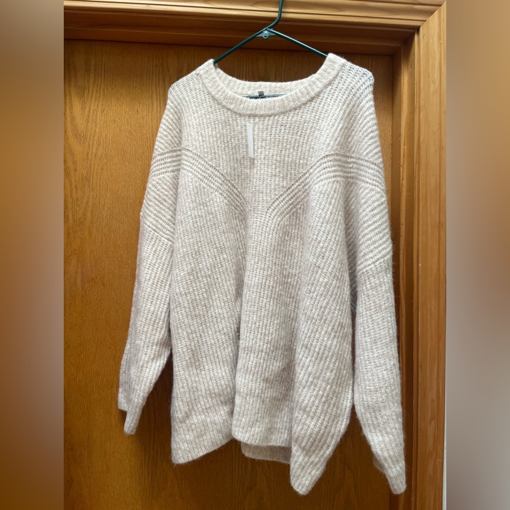 Madewell cream sweater 3x NWT